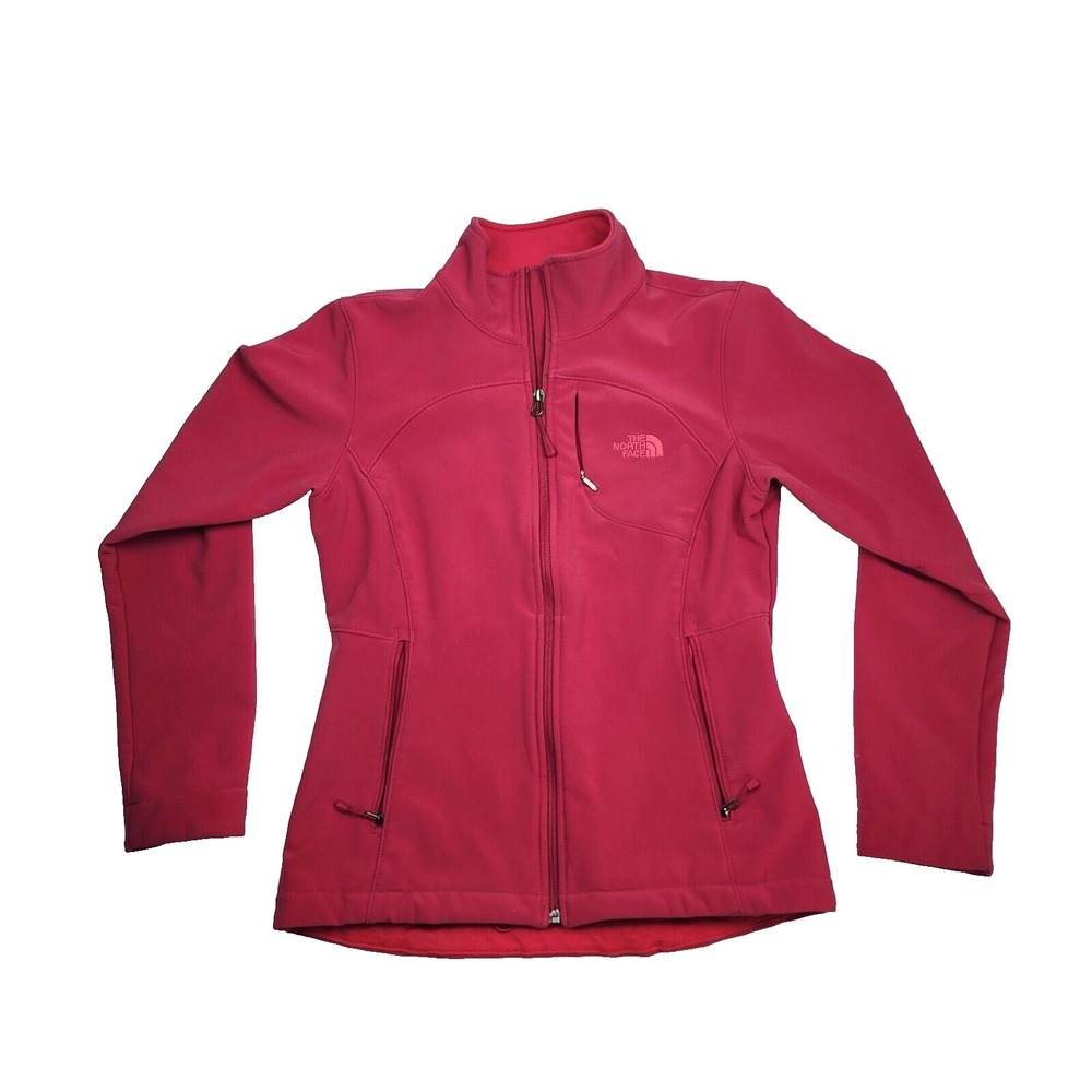 The North Face Womens‎ Red Full Zip Jacket Size S Windbreaker Rain